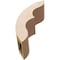Ekena Millwork 5-inch W x 12-inch D x 12-inch H Ozark Rough Cedar Woodgrain TimberThane Knee Brace, Primed BRCUR05X12X12OZKRCPR - alternate 6